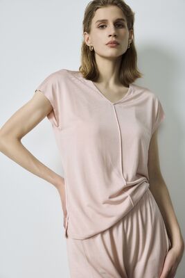 Pink Silk Sleepwear 100% Mulberry XS - XL Size Women'S Custom Pajama Set