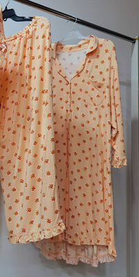 Giá tốt Bộ đồ ngủ tùy chỉnh 95% Modal 5% Elastane Floral Sleepwear XXL Size trực tuyến