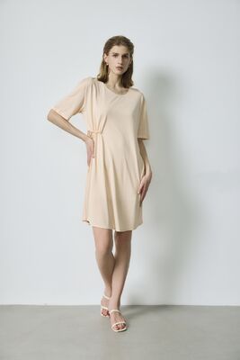 Ein guter Preis. Fitted Silk Slip Kleid 100% Mulberry Silk Pyjama Set verstellbare Taille Krawatte Online