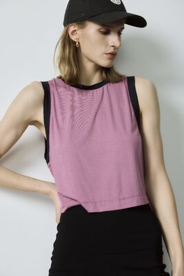 Harga bagus Unisex All Reason Basic Tops Silky Smooth Spandex Plain Tank Tops Wanita Four Way Stretch on line